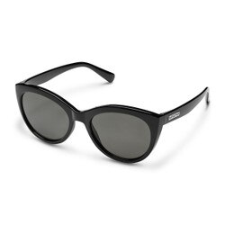 Suncloud Cityscape Sunglasses Polarized in Black with Grey Green